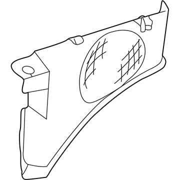 Chevy 10414162 Speaker Grille