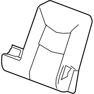 GM 84686725 Seat Back Cover 84686725 GM Seat Back Cover Illustration 1 of 1