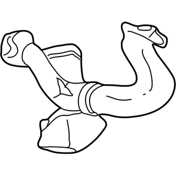 GM 12563826 Air Duct 12563826 GM Air Duct Illustration 1 of 1