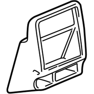 GM 10420091 Trim Plate 10420091 GM Trim Plate Illustration 1 of 1