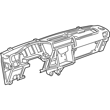 GM 10272881 Instrument Panel, Gray 10272881 GM Instrument Panel, Gray Illustration 1 of 1