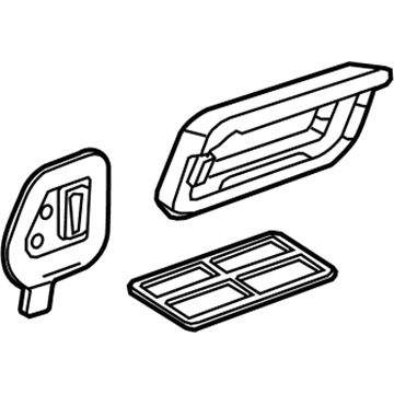 GM 13332716 Evaporator Core 13332716 GM Evaporator Core Illustration 1 of 1