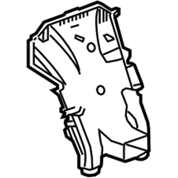 GM 13283907 Outlet Duct 13283907 GM Outlet Duct Illustration 1 of 1