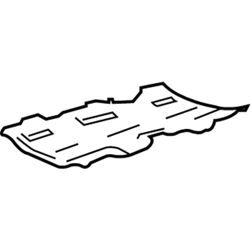 GM 12572089 Oil Pan Baffle 12572089 GM Oil Pan Baffle Illustration 1 of 1