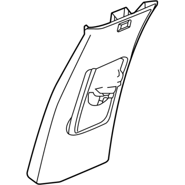 Chevy 86581589 Upper Center Pillar Trim