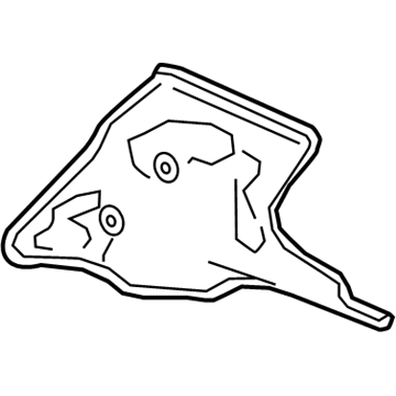 GM 23307925 Heat Shield 23307925 GM Heat Shield Illustration 1 of 1
