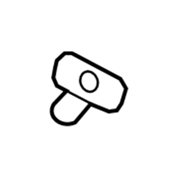 22987055 GM Fender Mounting Bracket, Front Illustration 1 of 1