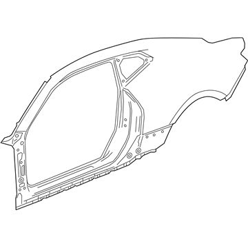 84436222 GM Uniside Panel, Driver Side Illustration 1 of 1
