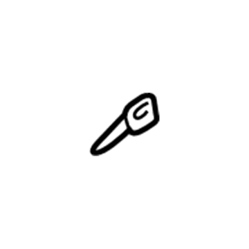 GM 22609401 Recline Lever, Front 22609401 GM Recline Lever, Front Illustration 1 of 1