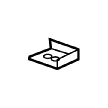 95461895 GM Rear Floor Pan Reinforcement Plate Illustration 1 of 1