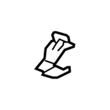 95483550 GM Child Seat Bracket Illustration 1 of 1