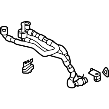 GM 84848585 Coolant Hose 84848585 GM Coolant Hose Illustration 1 of 1