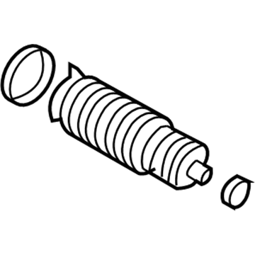 Chevy 21011025 Tie Rod Boot