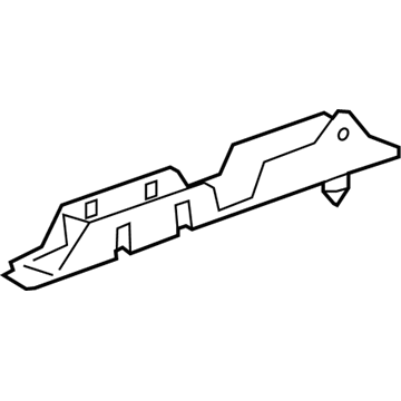 GM 84164128 Antenna Bracket 84164128 GM Antenna Bracket Illustration 1 of 1