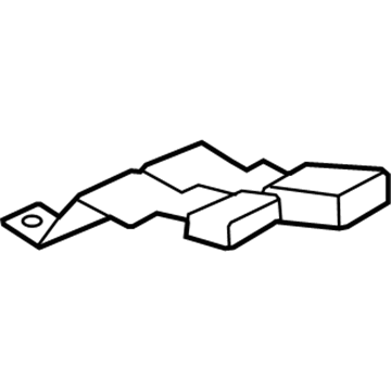 GM 19181969 Outer Buckle, Driver Side 19181969 GM Outer Buckle, Driver Side Illustration 1 of 1