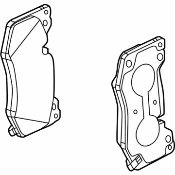 Chevy Corvette Brake Pads - 85529064