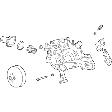 GMC 12717097 Water Pump