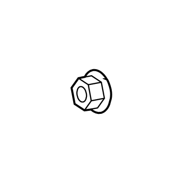 11549005 GM Lower Control Arm Nut, Front Illustration 1 of 1