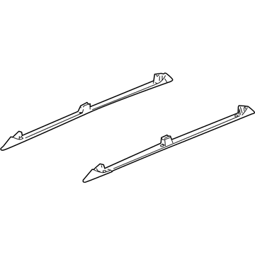 GM 15296765 Rail Support, Silver 15296765 GM Rail Support, Silver Illustration 1 of 1