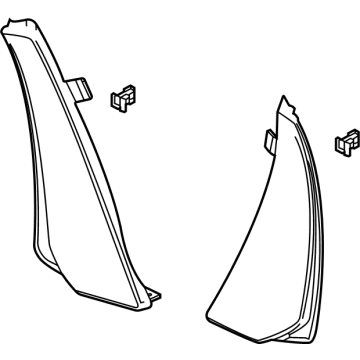 Chevy Corvette Mud Flaps - 84263457