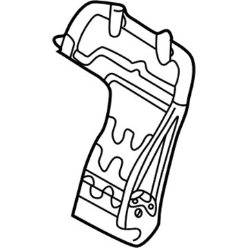88970613 GM Seat Back Frame Illustration 1 of 1