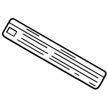 GM 22674722 Caution Label 22674722 GM Caution Label Illustration 1 of 1