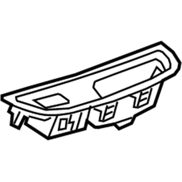 GM 92266489 Switch Panel 92266489 GM Switch Panel Illustration 1 of 1