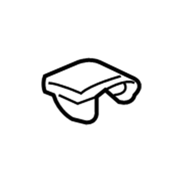 GM 89041877 Release Handle, Gray 89041877 GM Release Handle, Gray Illustration 1 of 1