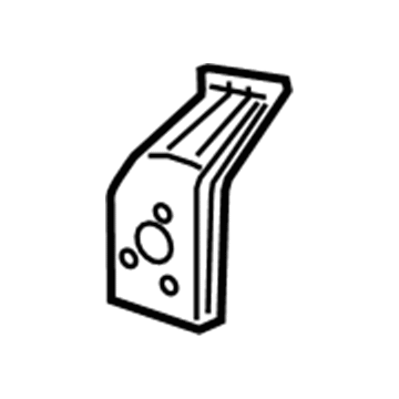 GM 19183893 Mount Bracket, Driver Side 19183893 GM Mount Bracket, Driver Side Illustration 1 of 1