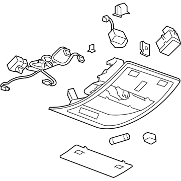 Chevy 22750008 Roof Console