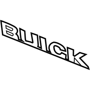 GM 90766826 Nameplate 90766826 GM Nameplate Illustration 1 of 1