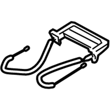 GM 89043309 Release Lever, Gray 89043309 GM Release Lever, Gray Illustration 1 of 1