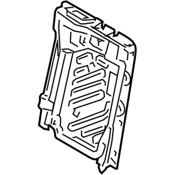 GM 19177400 Seat Back Frame, Passenger Side 19177400 GM Seat Back Frame, Passenger Side Illustration 1 of 1