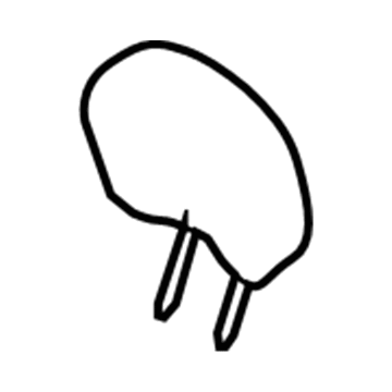 GM 89043341 Headrest Pad 89043341 GM Headrest Pad Illustration 1 of 1