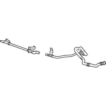 GM 85119158 Outlet Hose, Upper 85119158 GM Outlet Hose, Upper Illustration 1 of 1