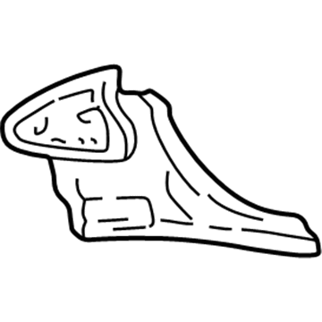 GM 22604768 Tail Lamp Pocket, Passenger Side 22604768 GM Tail Lamp Pocket, Passenger Side Illustration 1 of 1