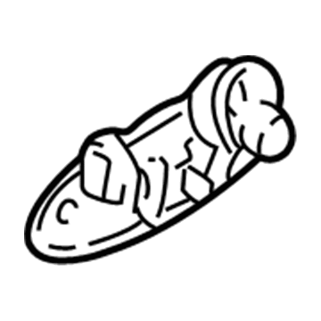 GM 22615217 Handle, Outside, Rear Driver Side 22615217 GM Handle, Outside, Rear Driver Side Illustration 1 of 1