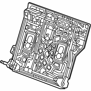 GM 85564849 Seat Back Frame, Rear 85564849 GM Seat Back Frame, Rear Illustration 1 of 1