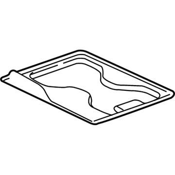 GM 15246518 Battery Tray, Passenger Side 15246518 GM Battery Tray, Passenger Side Illustration 1 of 1