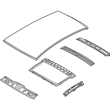 Chevy 96533696 Roof Panel