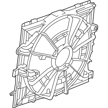 Cadillac CTS Cooling Fan Assembly - 22966146