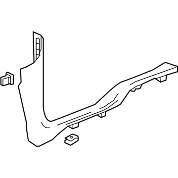 42543775 GM Front Sill Plate, Light Gray, Driver Side Illustration 1 of 1
