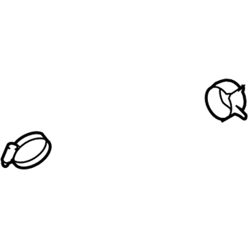 94530038 GM Connector Hose Clamp Illustration 1 of 1