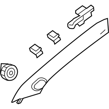 Chevy 95363726 Windshield Pillar Trim