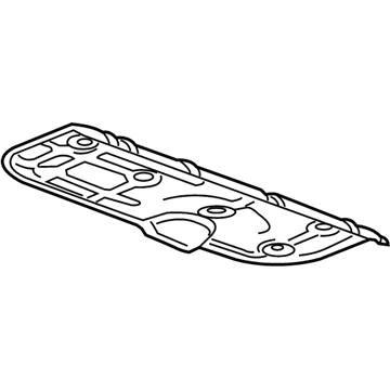 GM 23347396 Heat Shield 23347396 GM Heat Shield Illustration 1 of 1
