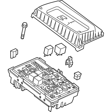 Cadillac ELR Relay Block - 22983021