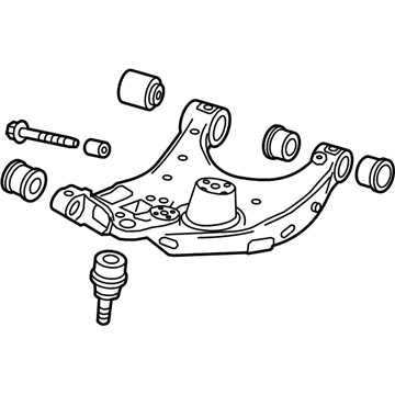 GM 15853187 Lower Control Arm, Rear Passenger Side 15853187 GM Lower Control Arm, Rear Passenger Side Illustration 1 of 1