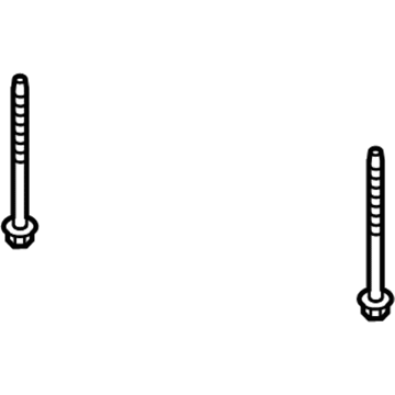 GM 11609933 Suspension Crossmember Bolt 11609933 GM Suspension Crossmember Bolt Illustration 1 of 1