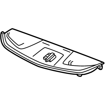 Cadillac 85058514 Center Shield