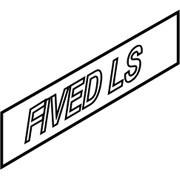 Chevy 96404965 Nameplate